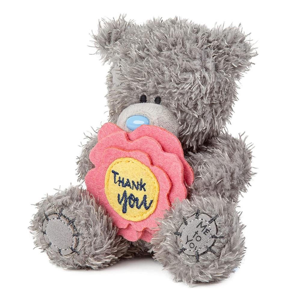 4" Thank You Flower Me to You Bear Extra Image 1